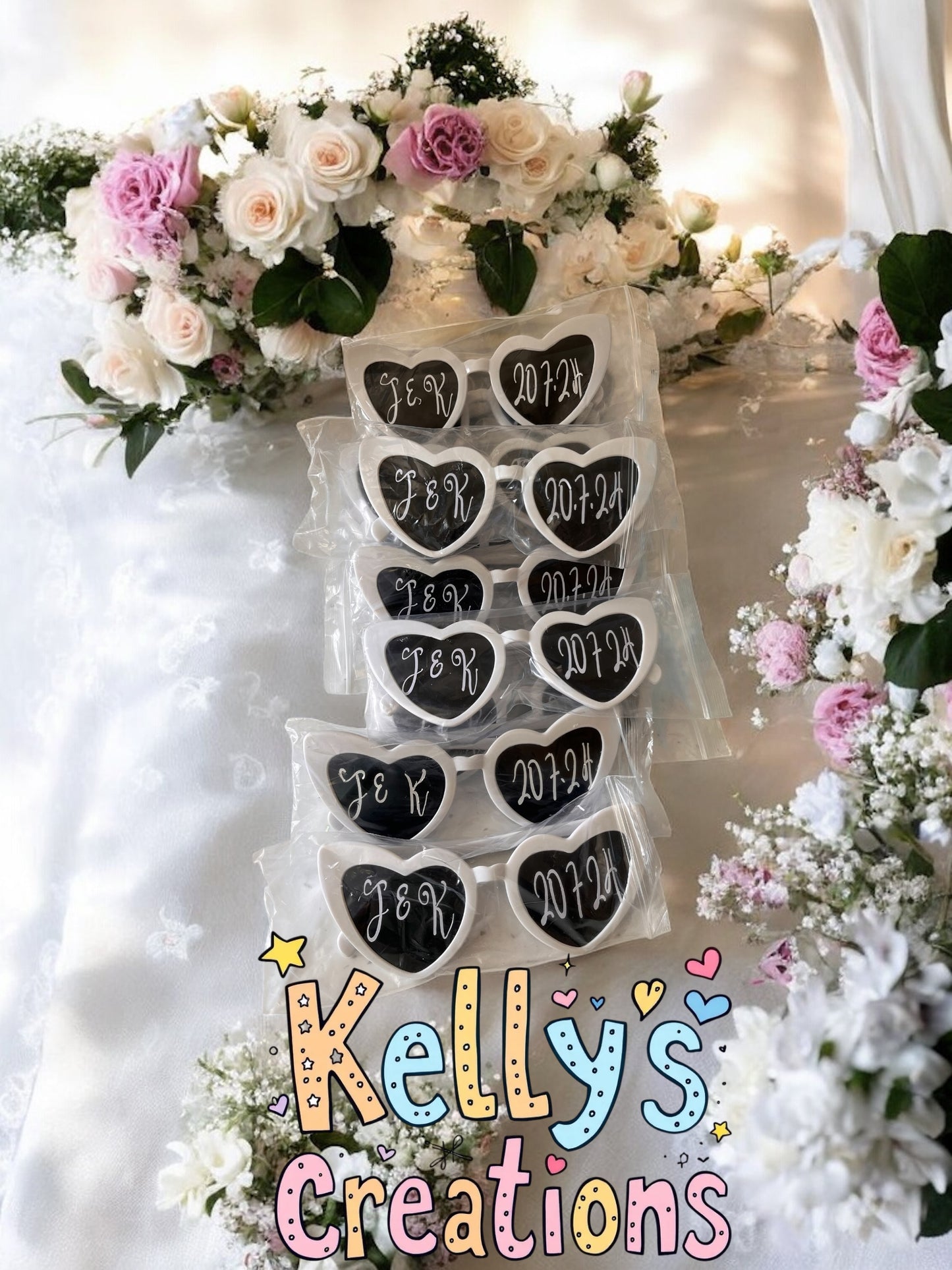 Wedding sun glasses