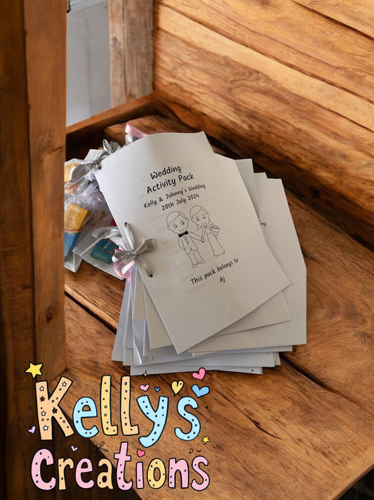 Wedding activity packs